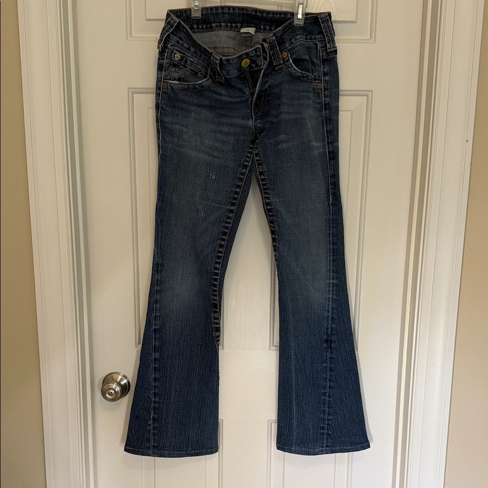 True Religion Dark Blue Flare Jeans